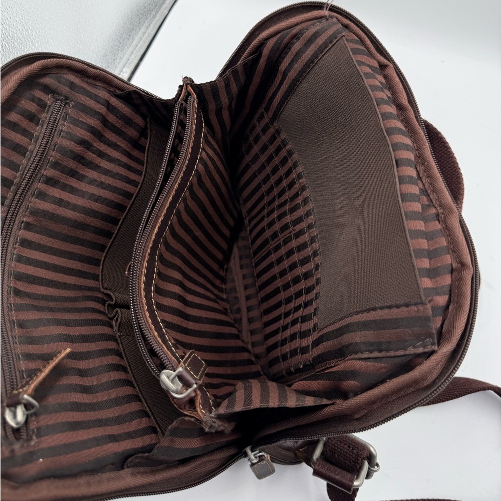 Jack Georges Small Backpack Purse Convertible Crossbody Leather Travel - Picture 10 of 11